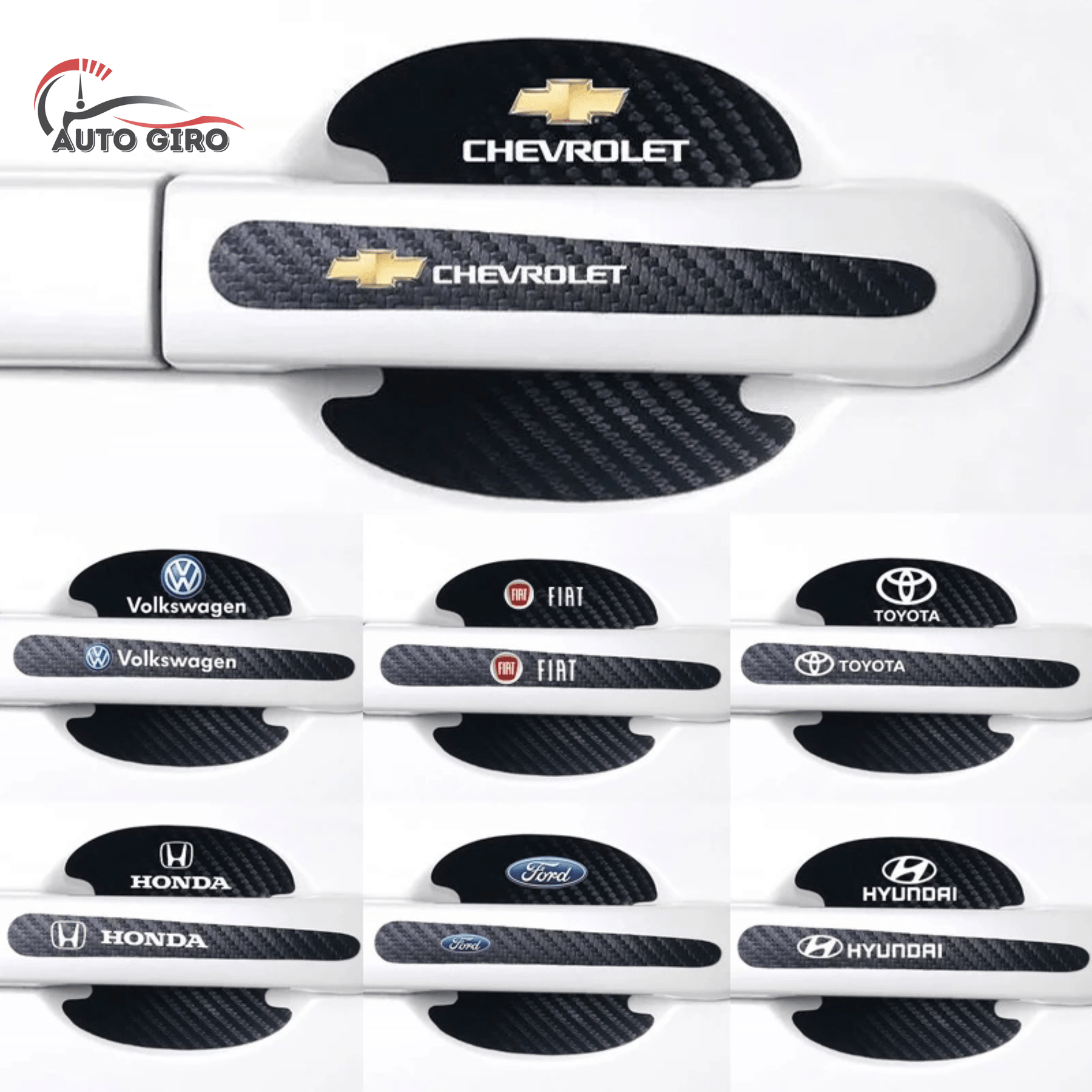 Kit Protetor de Maçanetas para Carro - Pague 2 e Leve 4 kits completo