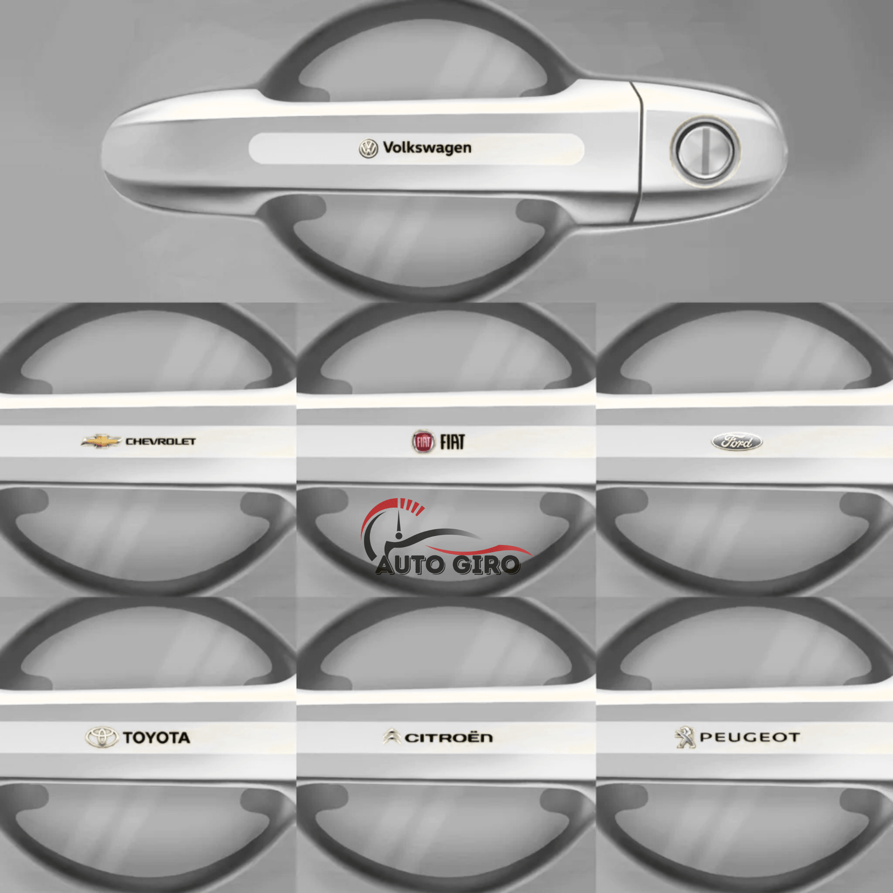 Kit Protetor de Maçanetas para Carro - Pague 2 e Leve 4 kits completo