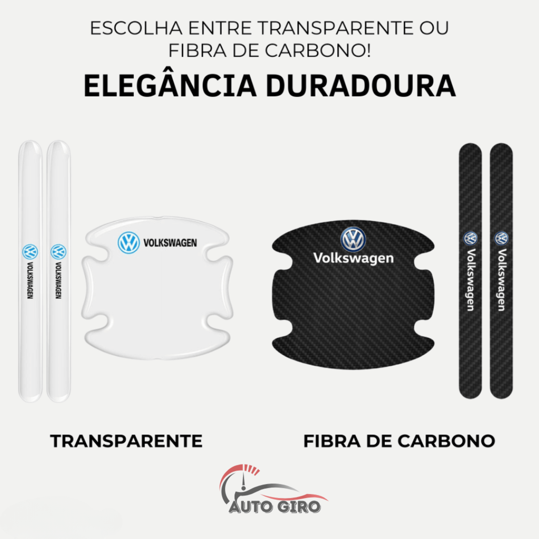 Kit Protetor de Maçanetas para Carro - Pague 2 e Leve 4 kits completo