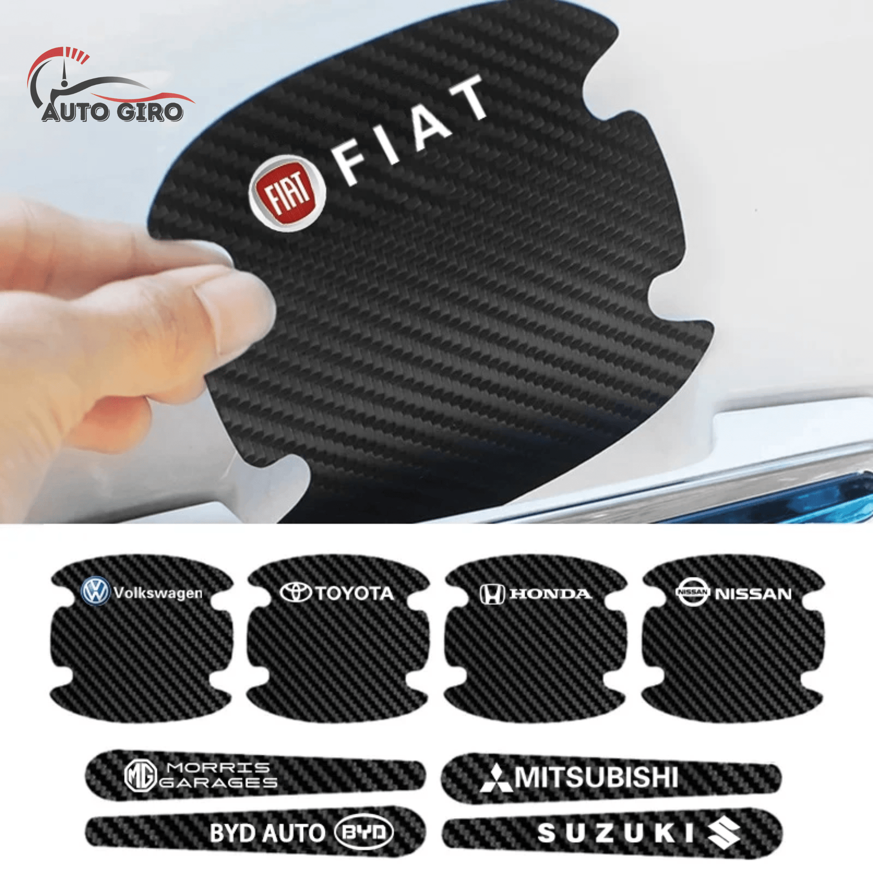 Kit Protetor de Maçanetas para Carro - Pague 2 e Leve 4 kits completo