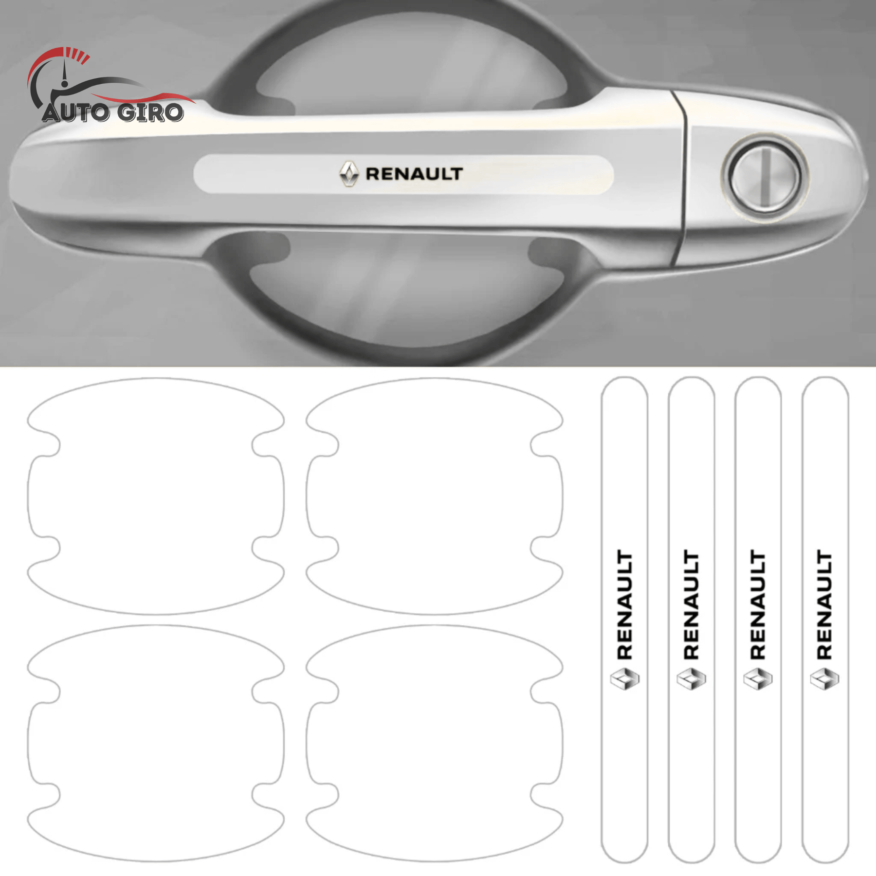 Kit Protetor de Maçanetas para Carro - Pague 2 e Leve 4 kits completo