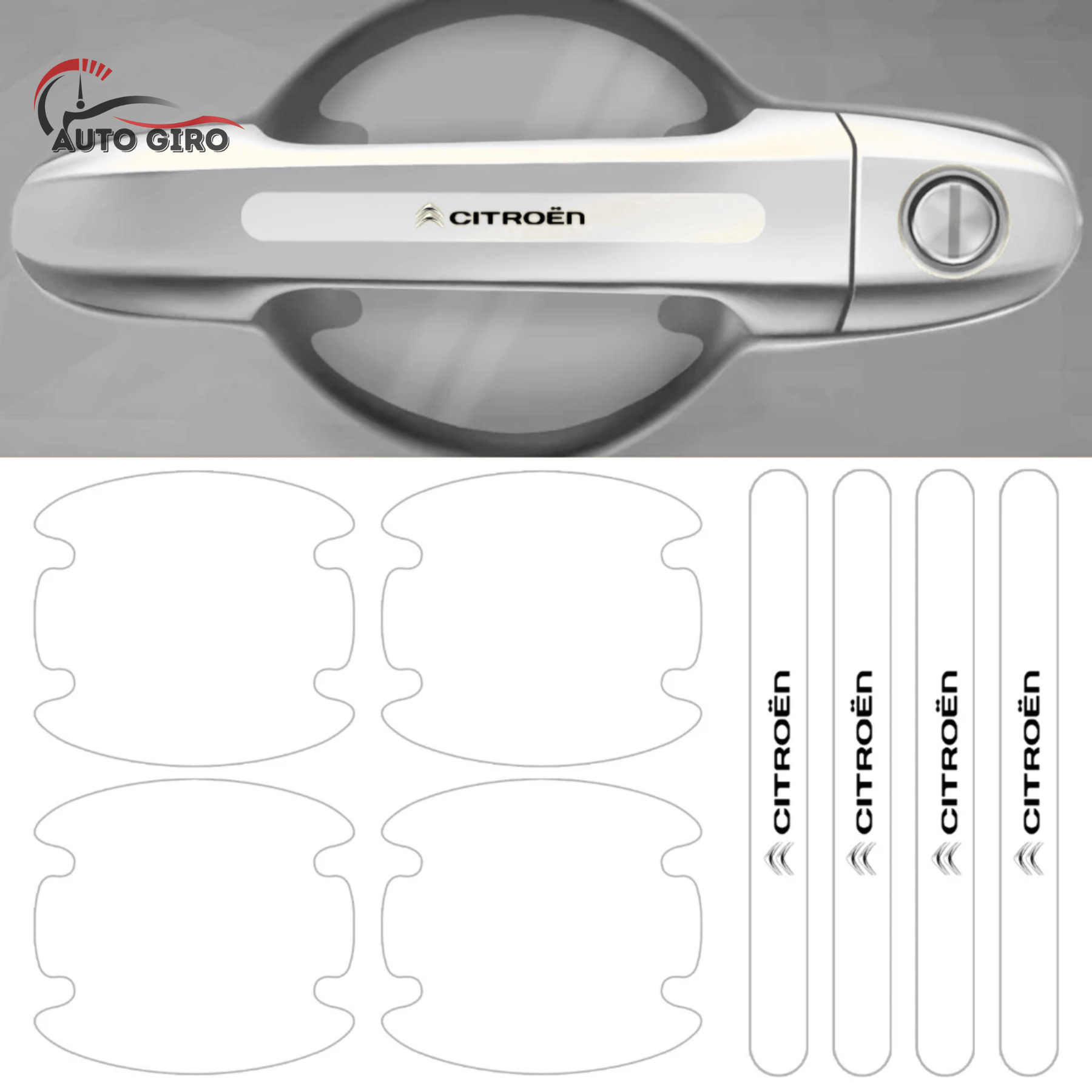 Kit Protetor de Maçanetas para Carro - Pague 2 e Leve 4 kits completo