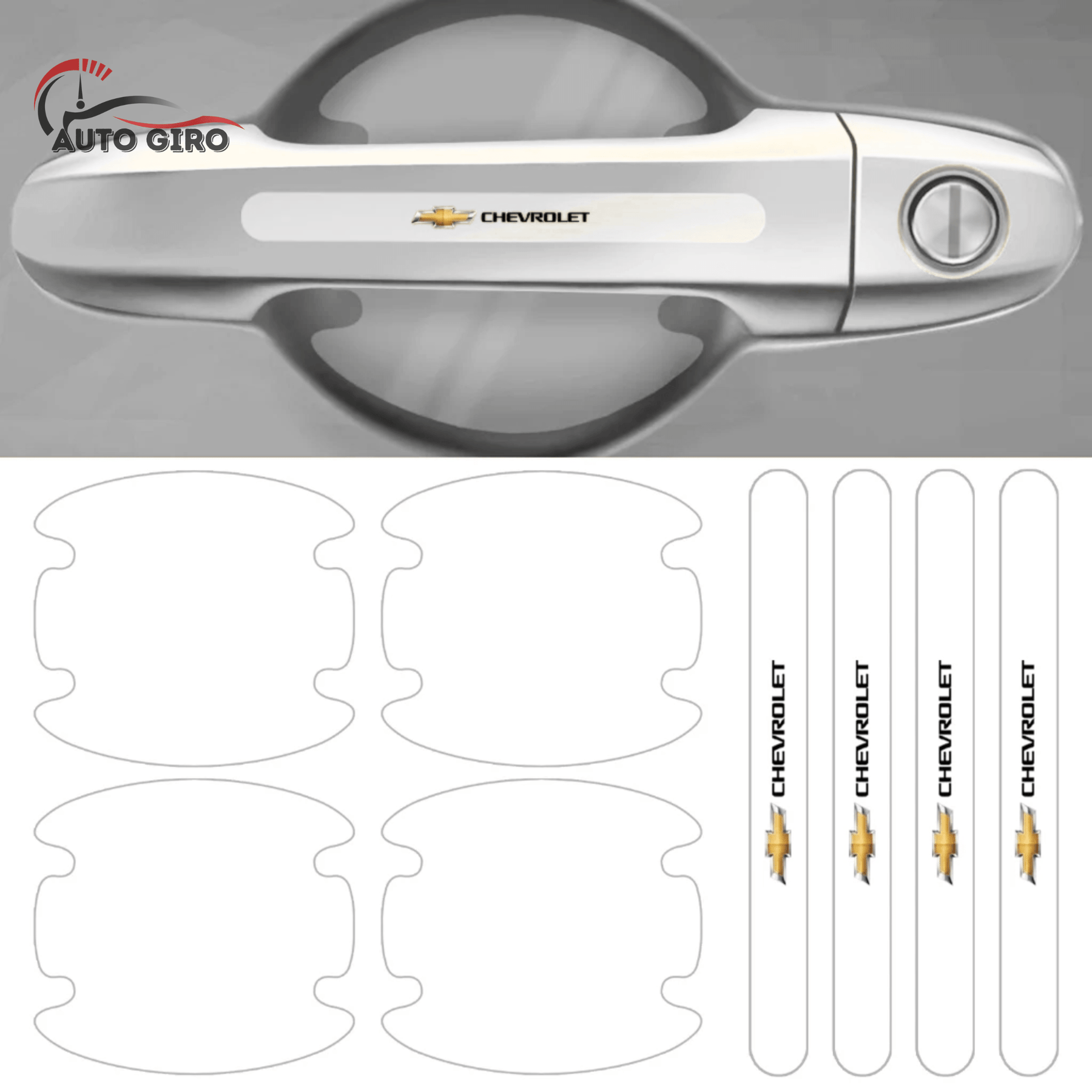 Kit Protetor de Maçanetas para Carro - Pague 2 e Leve 4 kits completo