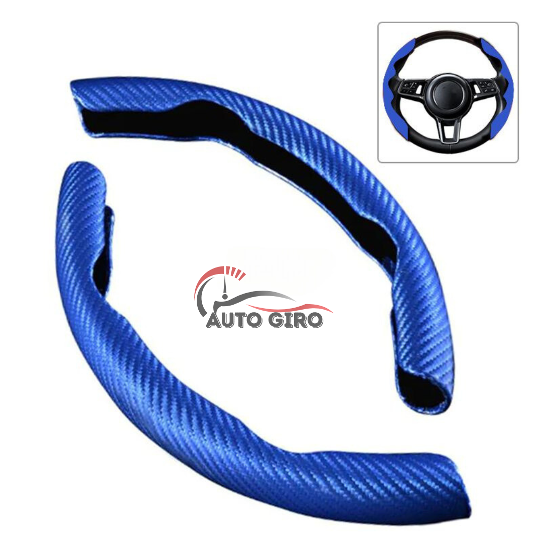 SportCarbon™ Capa de Volante Universal Antiderrapante Premium - 2 Pçs - Owenshop