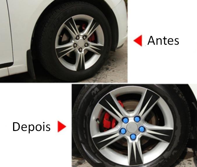 Tampa para Parafuso de Roda Anti Ferrugem Style - 20 Pçs