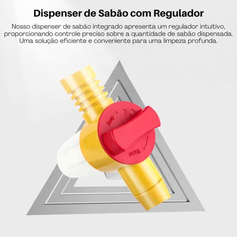 Escova Giratória para Lavagem de Veículos TurboClean© - + Brinde Grátis - Owenshop