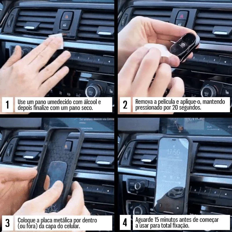 SlimGround™ 2.0 Suporte para Celular Veicular Magnético - Owenshop