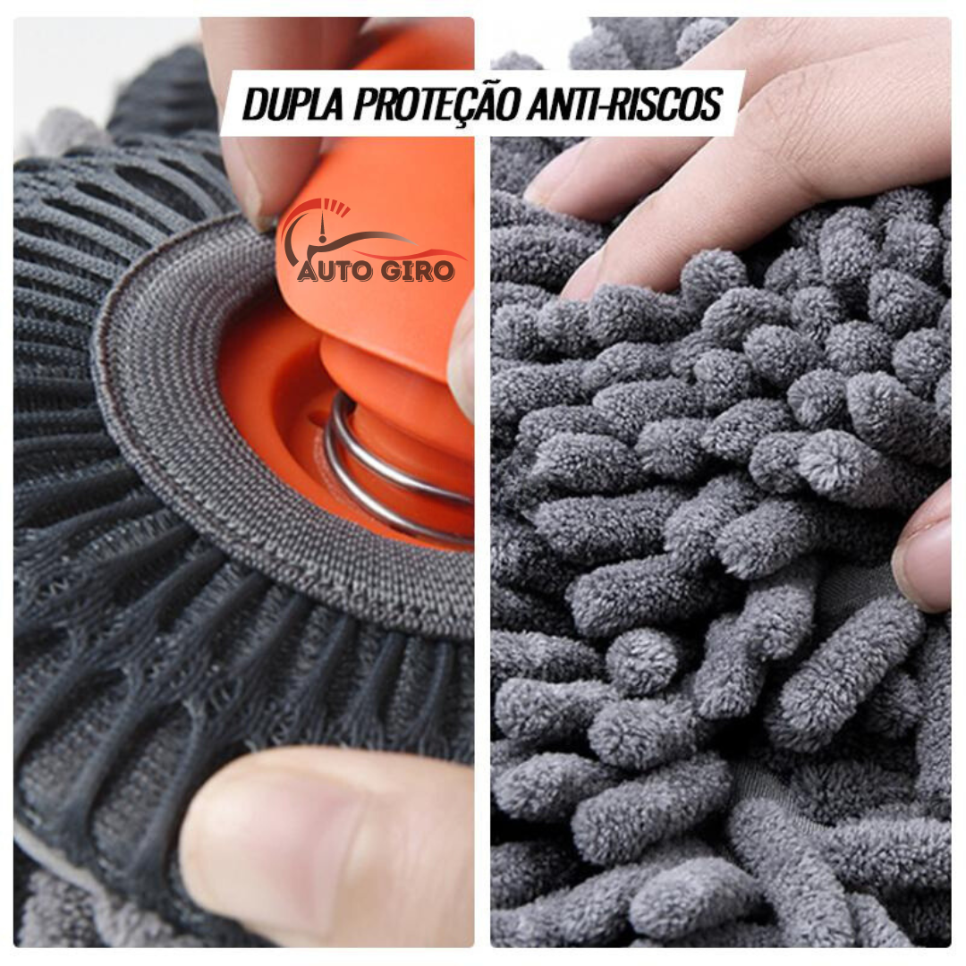 Esfregão para Lavar Carros Ajustável Dupla Camada TurboWash™  - Owenshop