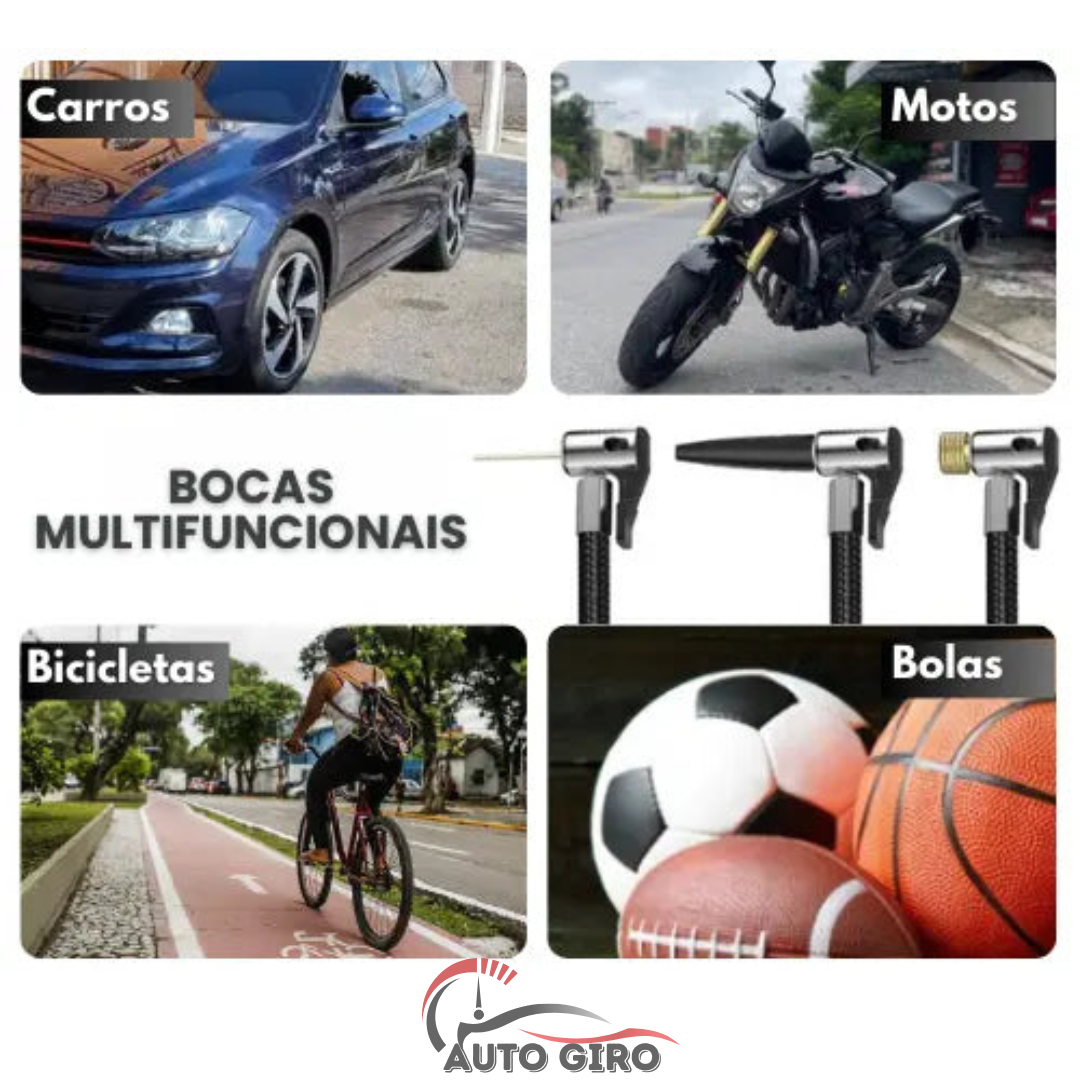 Compressor de Ar Portátil AirPump - Owenshop