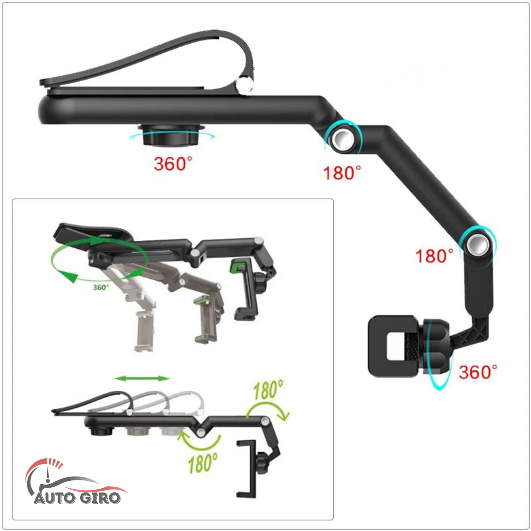 Suporte para Celular Veicular 360 Retrátil - Owenshop