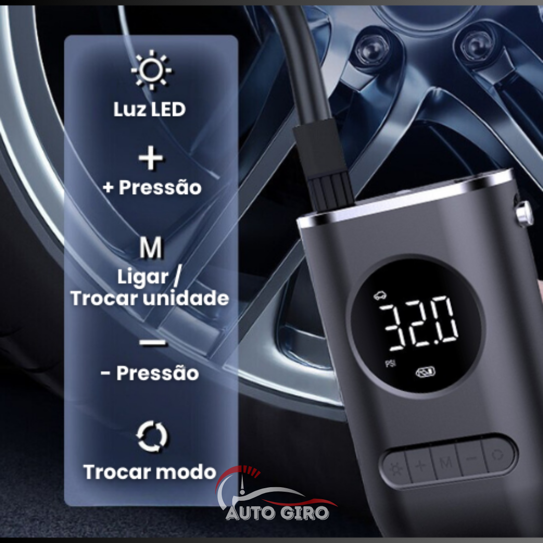 Compressor de Ar Portátil AirPump - Owenshop