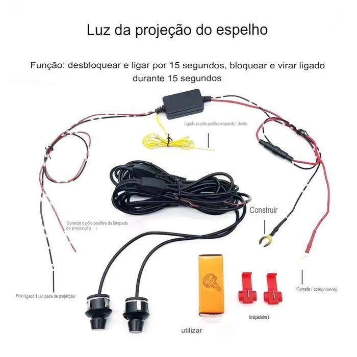 Luz de retrovisor asas de anjo universal - Owenshop