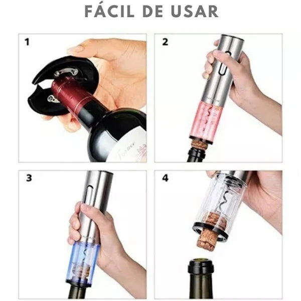 Abridor de Vinho Elétrico Saca Rolhas Nowen ORIGINAL + 3 Brindes Grátis
