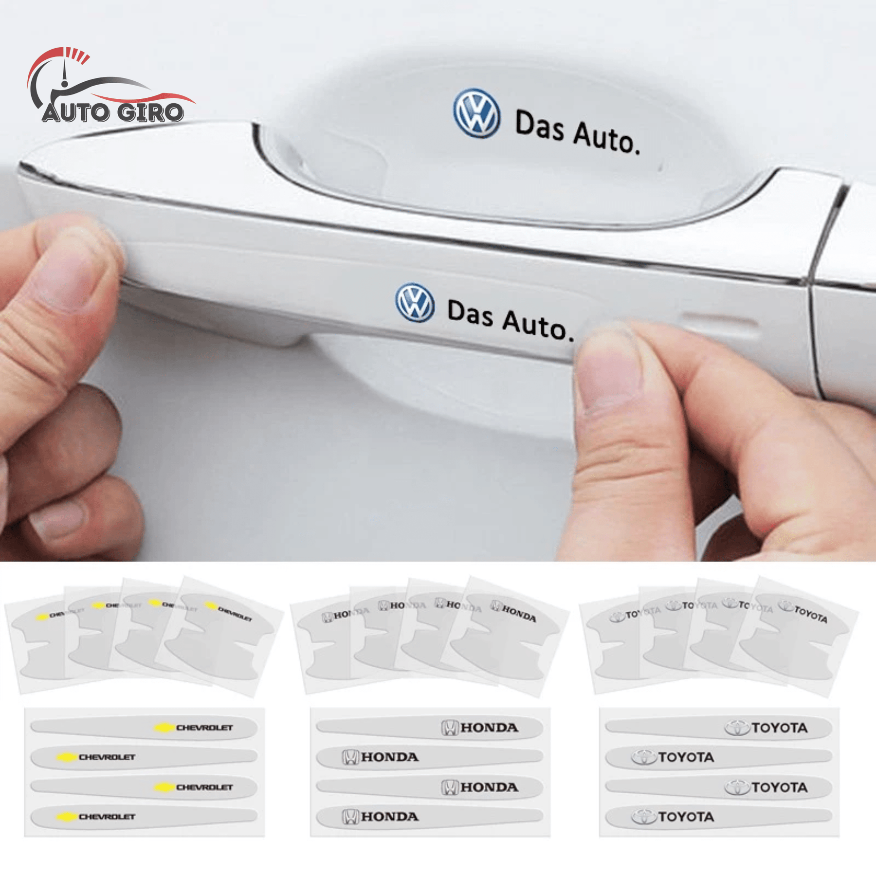 Kit Protetor de Maçanetas para Carro - Pague 2 e Leve 4 kits completo