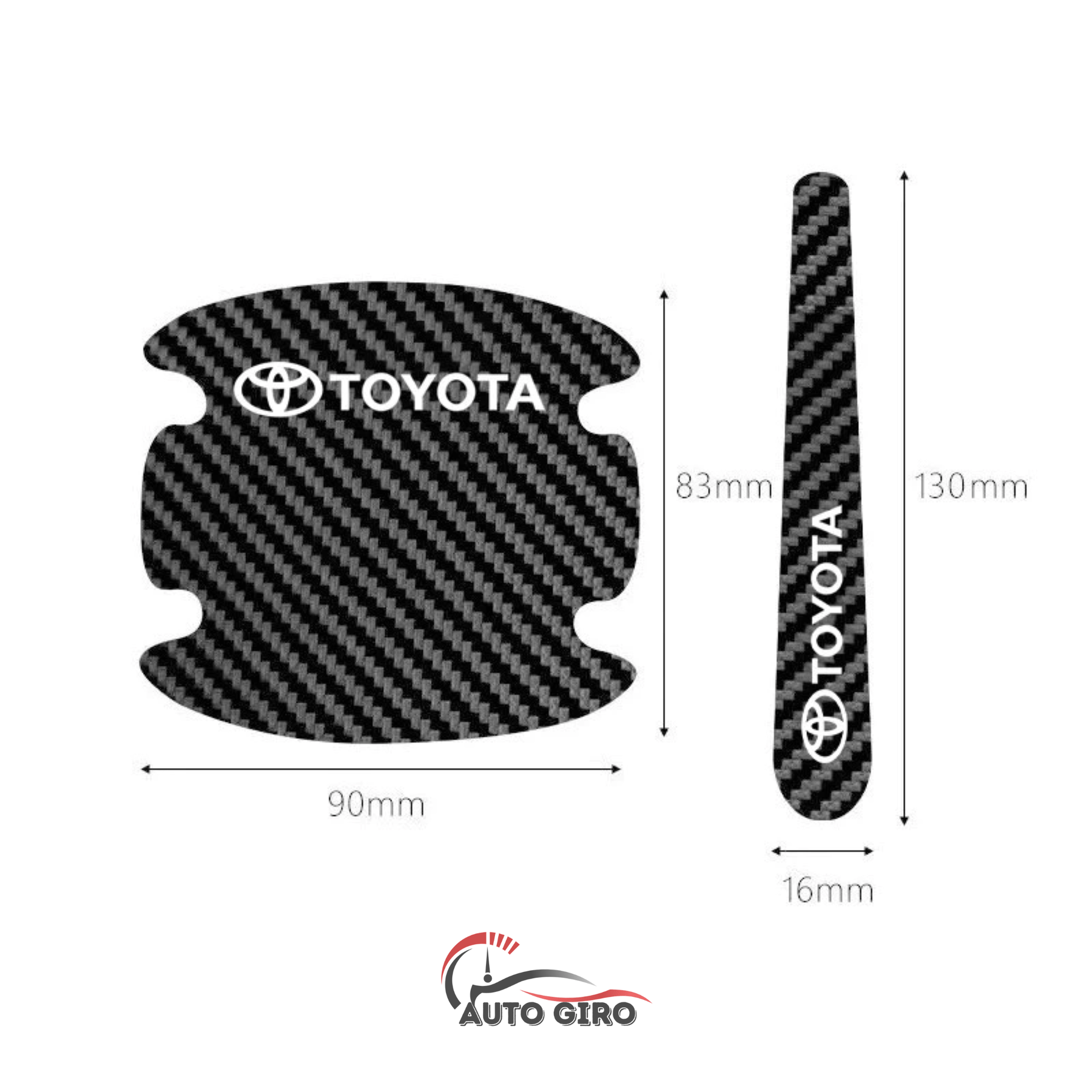 Kit Protetor de Maçanetas para Carro - Pague 2 e Leve 4 kits completo