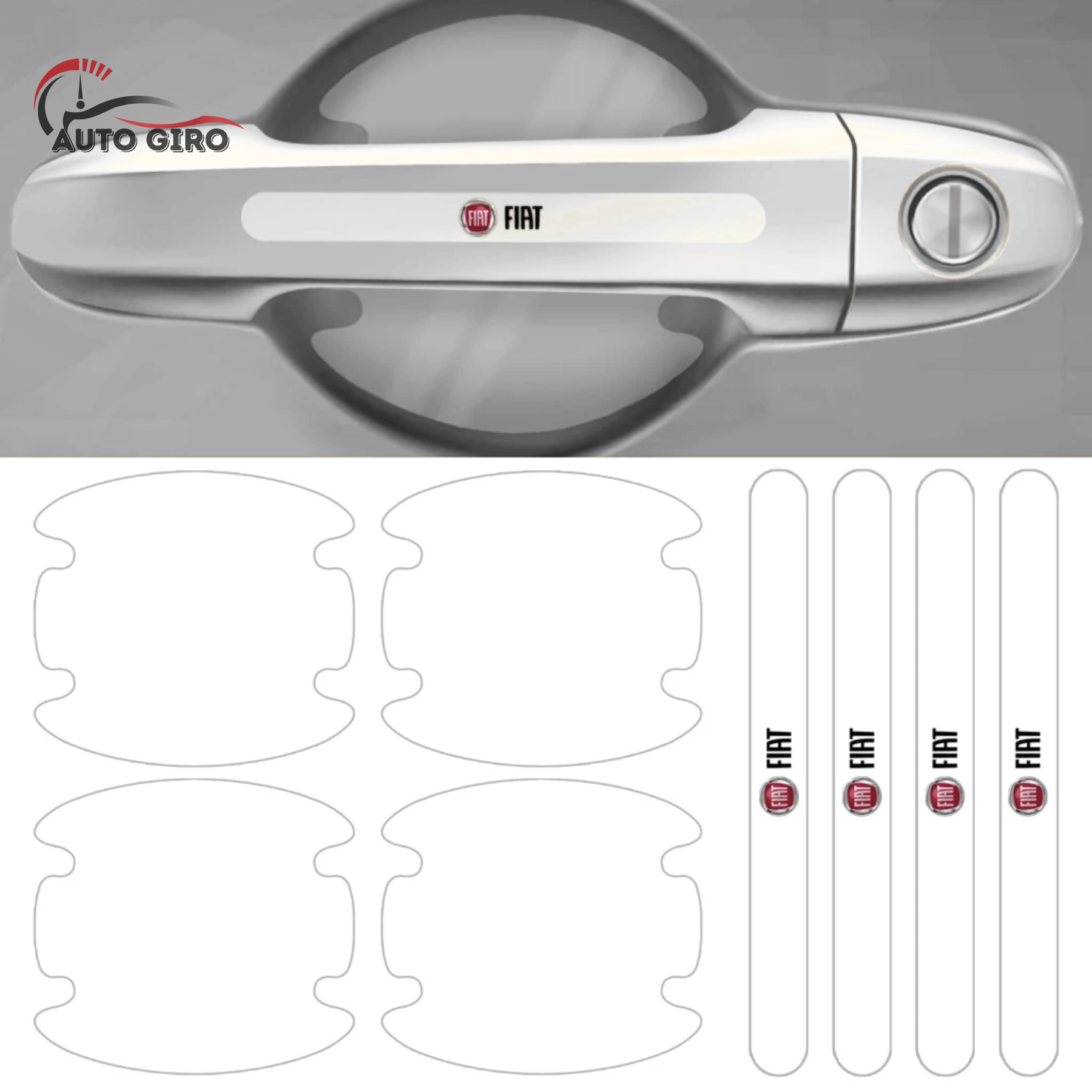 Kit Protetor de Maçanetas para Carro - Pague 2 e Leve 4 kits completo