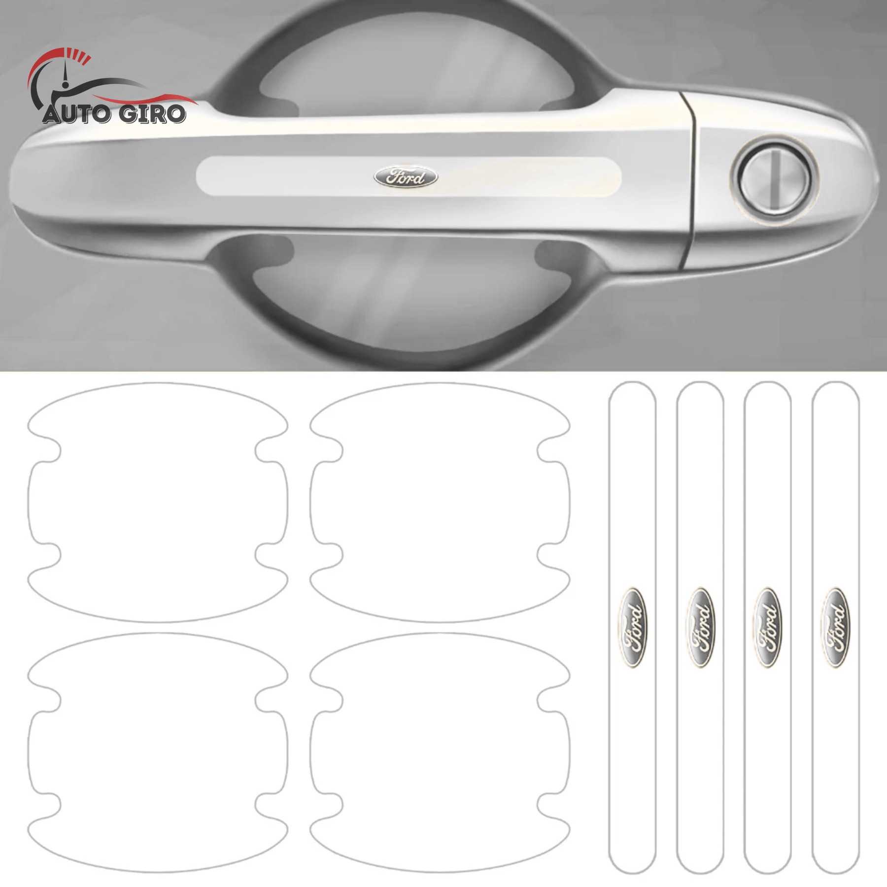 Kit Protetor de Maçanetas para Carro - Pague 2 e Leve 4 kits completo