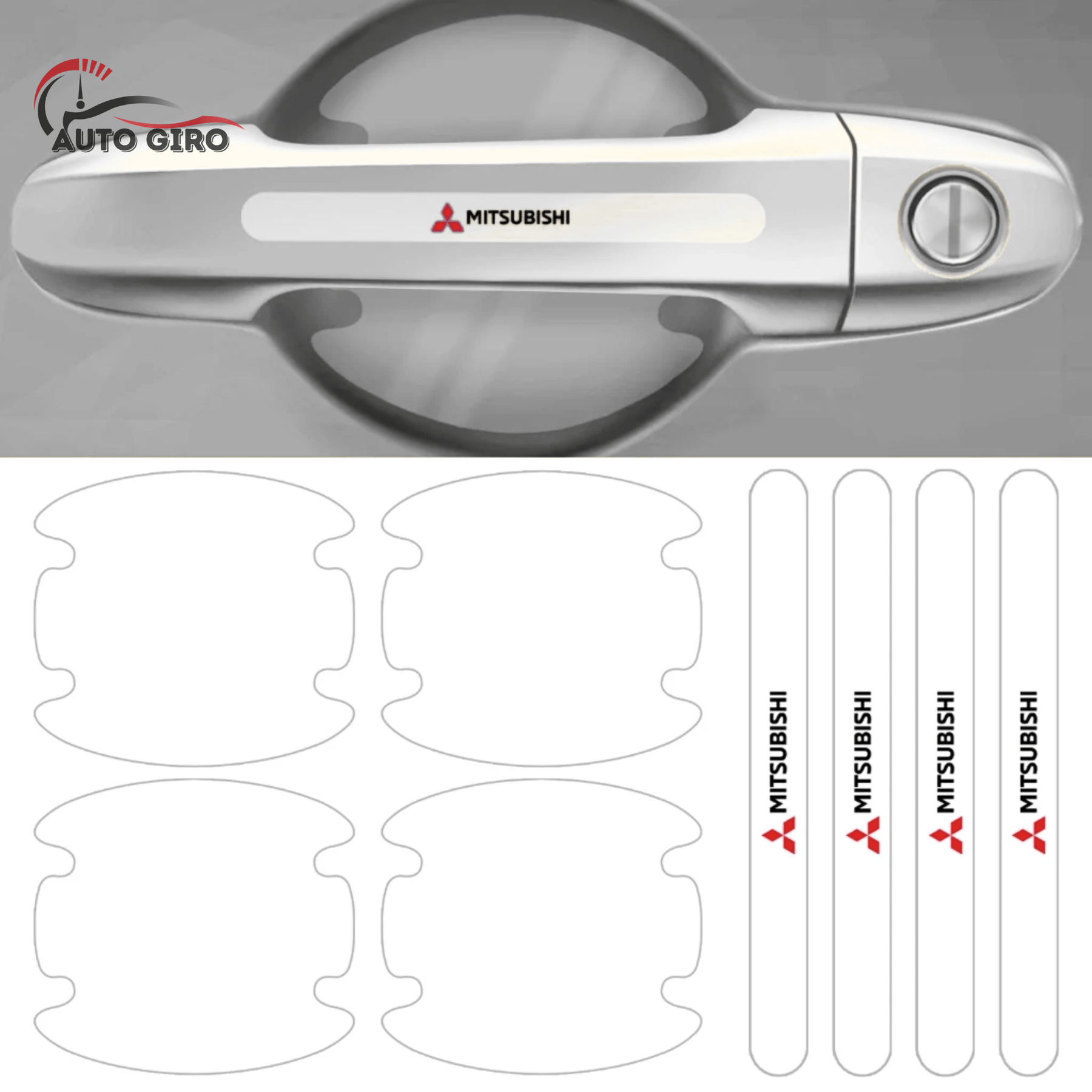 Kit Protetor de Maçanetas para Carro - Pague 2 e Leve 4 kits completo