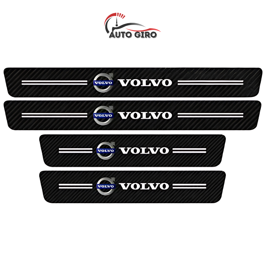 Protetor de Soleira Anti-risco Premium CarbonFilm™ - 4 Pçs - Owenshop