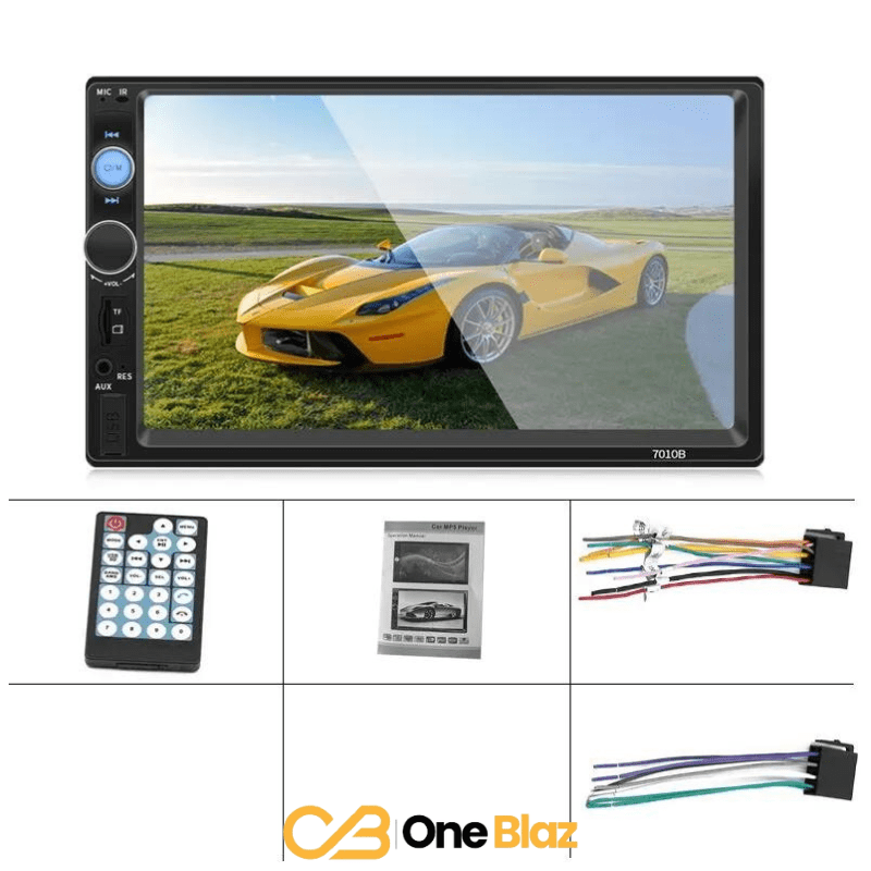 Central Multimídia Universal 2 Din 7” – Apple Carplay, Android Auto, Bluetooth e Câmera de Ré