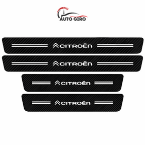 Protetor de Soleira Anti-risco Premium CarbonFilm™ - 4 Pçs - Owenshop