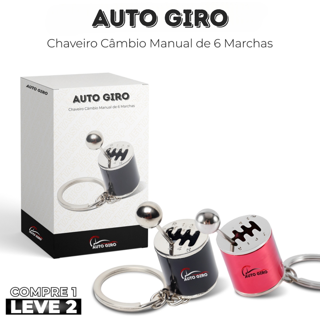 Chaveiro Câmbio Manual de 6 Marchas (PAGUE 1 LEVE 2) - Owenshop