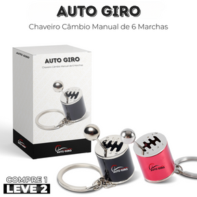 Chaveiro Câmbio Manual de 6 Marchas (PAGUE 1 LEVE 2) - Owenshop