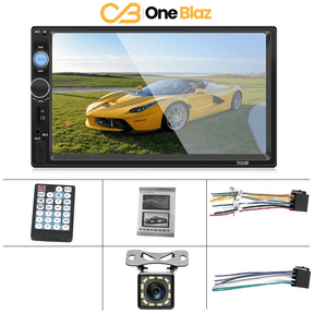 Central Multimídia Universal 2 Din 7” – Apple Carplay, Android Auto, Bluetooth e Câmera de Ré