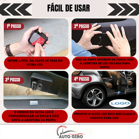 Projetor de Porta Personalizado UltraLed®  [PAGUE 1 LEVE 2] - Owenshop