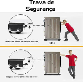 Suporte profissional levantador de móveis com rodinhas - ErgoOwen Metta™  (Últimas unidades)