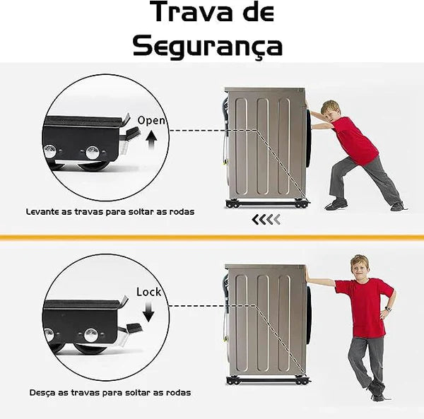 Suporte profissional levantador de móveis com rodinhas - ErgoOwen Metta™  (Últimas unidades)