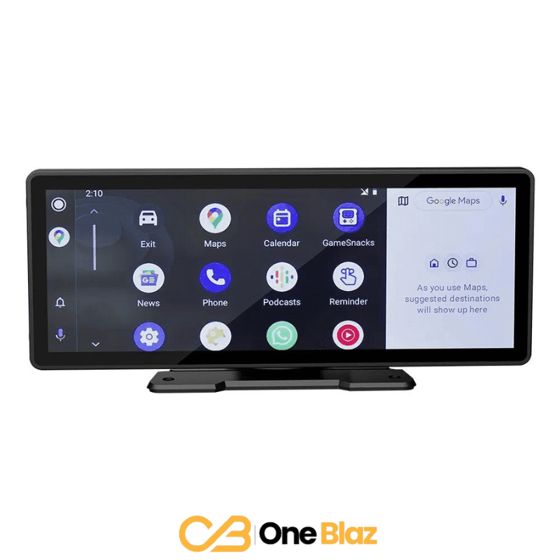 Central multimídia Universal 10 polegadas Apple Carplay e Android Auto