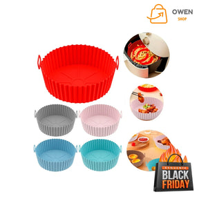 Kit Formas de Silicone Antiaderente Limplus Para AirFryer/Microondas (Compre 2 Leve 6) + Brinde