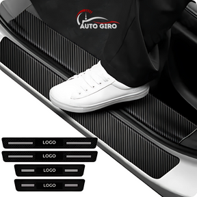 Protetor de Soleira Anti-risco Premium CarbonFilm™ - 4 Pçs - Owenshop