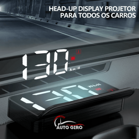 Auto Speed - Velocímetro Digital Heads Up Display com projetor