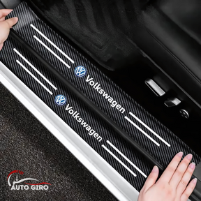 Protetor de Soleira Anti-risco Premium CarbonFilm™ - 4 Pçs - Owenshop