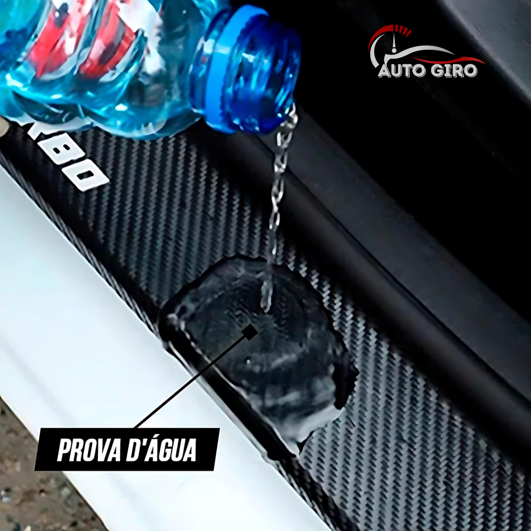 Protetor de Soleira Anti-risco Premium CarbonFilm™ - 4 Pçs - Owenshop