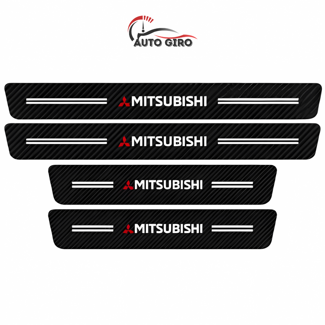 Protetor de Soleira Anti-risco Premium CarbonFilm™ - 4 Pçs - Owenshop