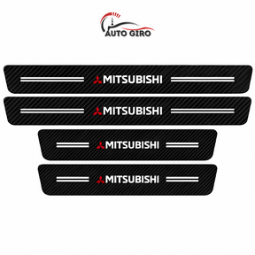 Protetor de Soleira Anti-risco Premium CarbonFilm™ - 4 Pçs - Owenshop