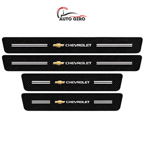 Protetor de Soleira Anti-risco Premium CarbonFilm™ - 4 Pçs - Owenshop