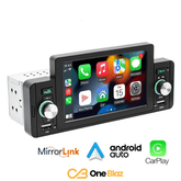 Central Multimídia Universal 10 Polegadas – Apple Carplay e Android Auto, Bluetooth e Câmera de Ré