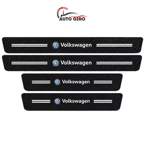 Protetor de Soleira Anti-risco Premium CarbonFilm™ - 4 Pçs - Owenshop