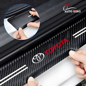 Protetor de Soleira Anti-risco Premium CarbonFilm™ - 4 Pçs - Owenshop