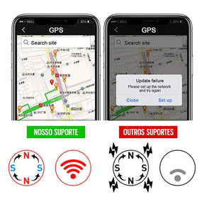 SlimGround™ 2.0 Suporte para Celular Veicular Magnético - Owenshop