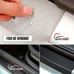 Protetor de Soleira Anti-risco Premium CarbonFilm™ - 4 Pçs - Owenshop