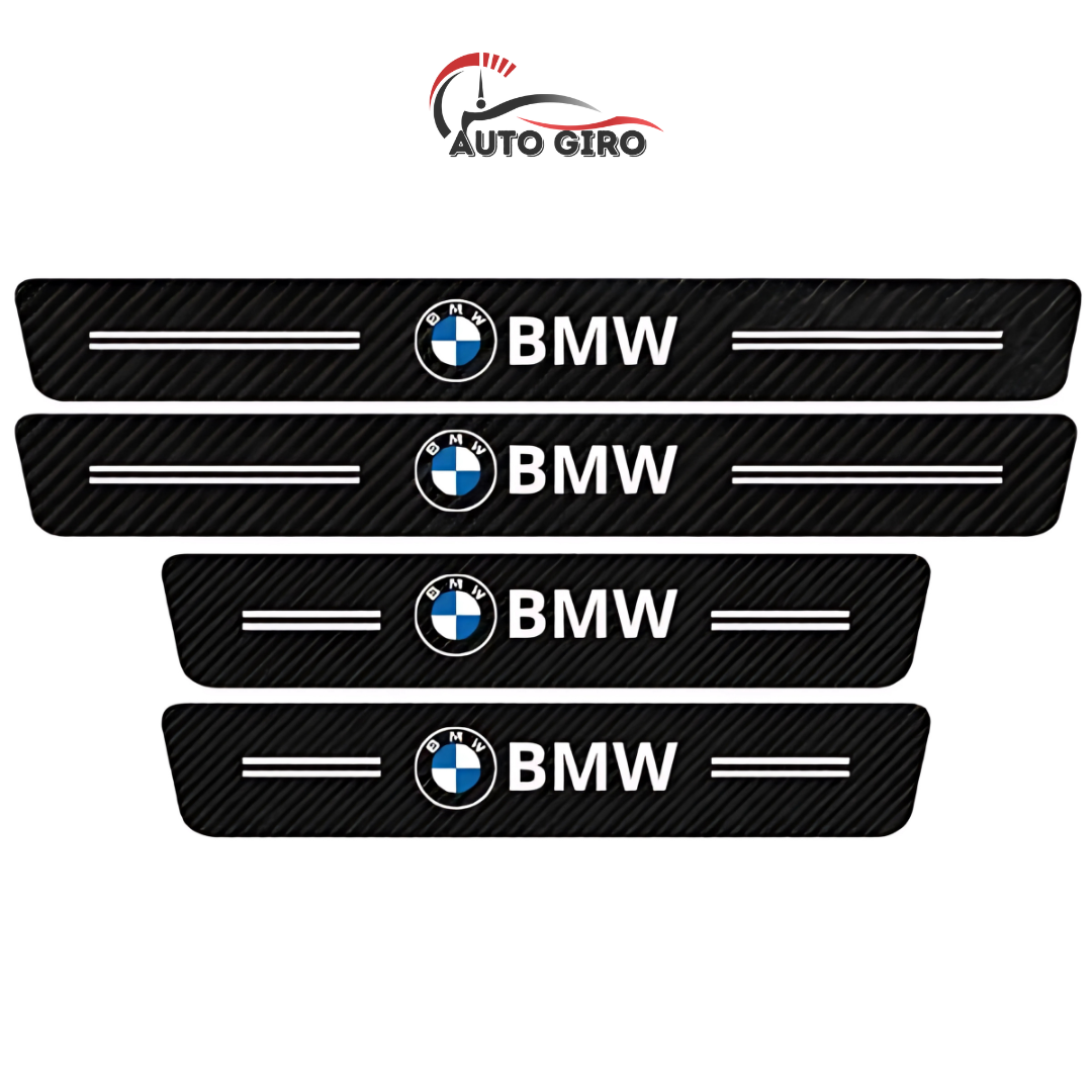 Protetor de Soleira Anti-risco Premium CarbonFilm™ - 4 Pçs - Owenshop