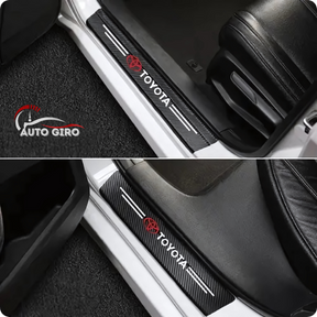 Protetor de Soleira Anti-risco Premium CarbonFilm™ - 4 Pçs - Owenshop