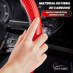 SportCarbon™ Capa de Volante Universal Antiderrapante Premium - 2 Pçs - Owenshop