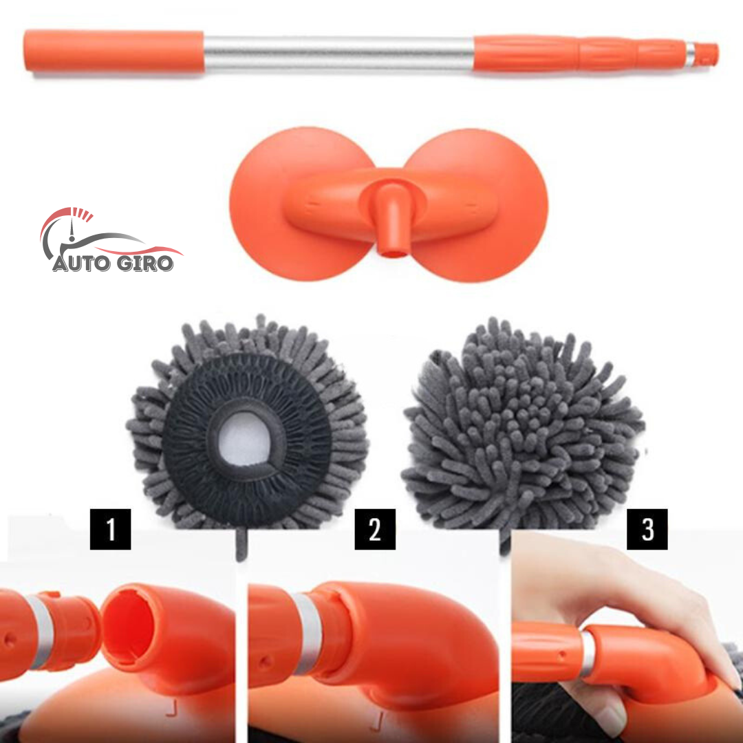 Esfregão para Lavar Carros Ajustável Dupla Camada TurboWash™  - Owenshop