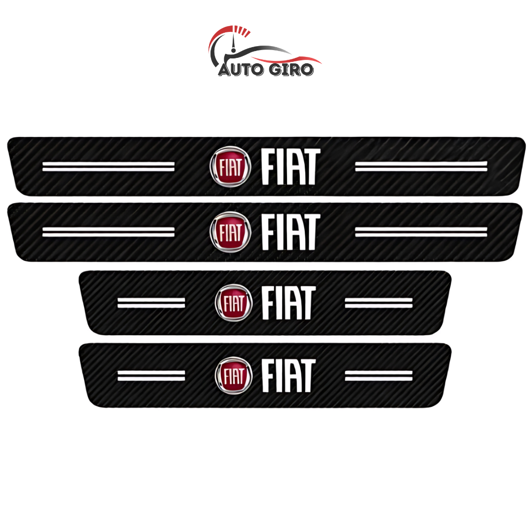 Protetor de Soleira Anti-risco Premium CarbonFilm™ - 4 Pçs - Owenshop